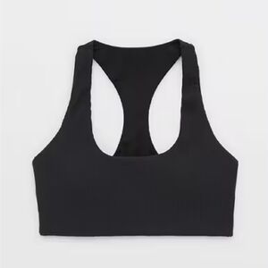 Aerie Black Racerback Sports Bra